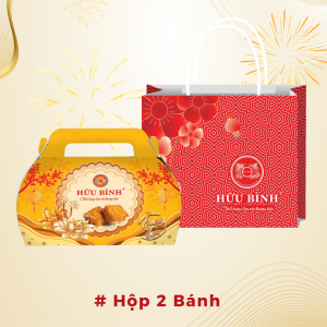 Hộp bánh 2 chiếc Thập cẩm xá xíu gà quay Loại Đặc Biệt  MS18