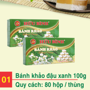 #8935046503531 Bánh khảo đậu xanh Hữu Bình 100g