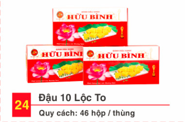 Bánh đậu xanh vị truyền thống hộp lộc 150g #8935046503425