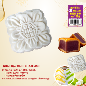 Bánh Trung Thu Hữu Bình Nhân Khoai Môn 180G BÁNH DẺO