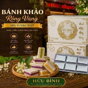 Bánh Khảo Mix Vị Đặc Biệt 360g #8935046504729 (Bạch Liên - màu trắng)